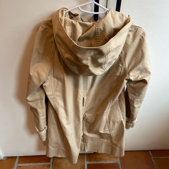 Jcrew Khaki Rain Jacket - Picture 2 of 3